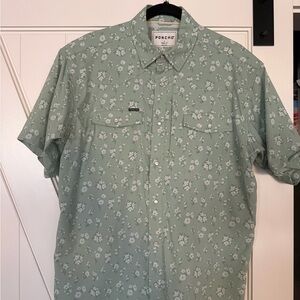 Poncho Outdoors Western Pearl Snap Button Down Bat Masterson medium